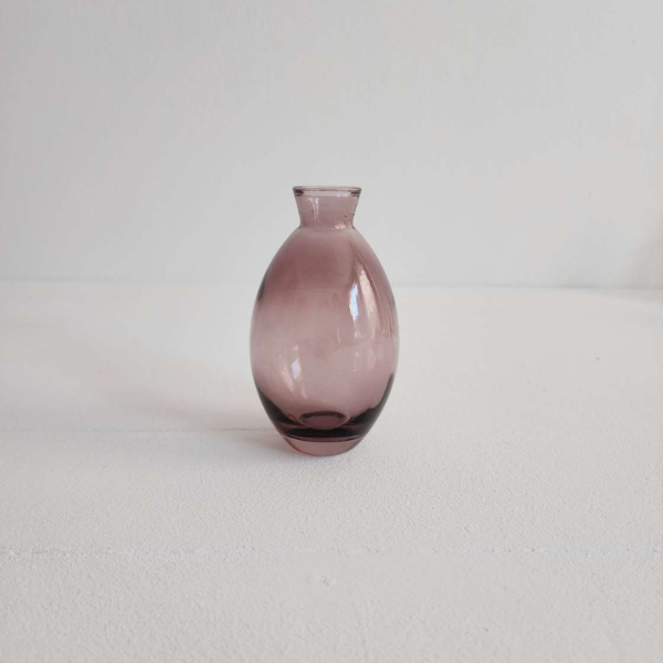 Recycled Bottle Budvase - Purple - 12cm 